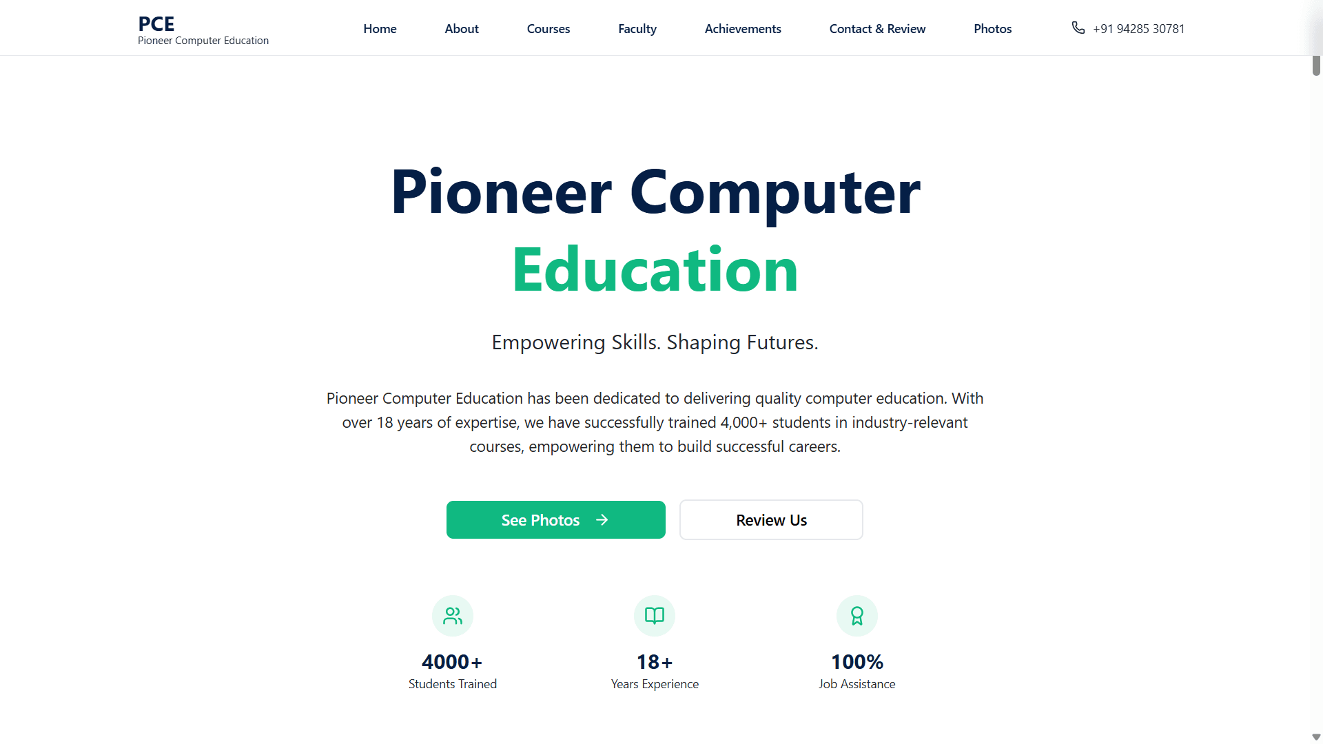 Pioneer Computer Education